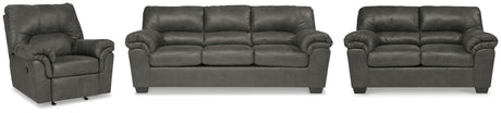 Furniture City Houma - Ashley Furniture - Bladen Sofa, Loveseat and Recliner - Sofa, Loveseat and Recliner - 12021U6
