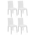 Furniture City Houma - Coaster - Maston Upholstered Dining Side Chair White (Set of 4) - 120767WHT