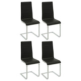 Furniture City Houma - Coaster - Broderick Upholstered Dining Side Chair Black (Set of 4) - 120948
