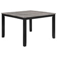 Furniture City Houma - Coaster - Elodie 54-inch Extension Counter Height Dining Table Grey - 121228