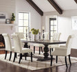 Furniture City Houma - Coaster - Phelps 7-piece Rectangular Dining Table Set Distressed Noir - 121231-S7