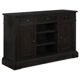 Furniture City Houma - Coaster - Phelps 2-door Sideboard Buffet Cabinet Distressed Noir - 121235