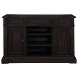 Phelps 2-door Sideboard Buffet Cabinet Distressed Noir