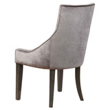 Phelps Velvet Upholstered Dining Side Chair Grey (Set of 2)