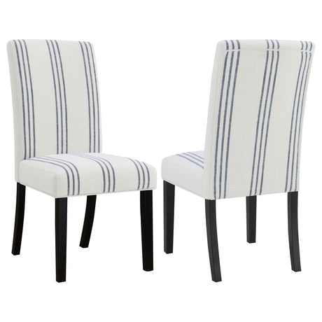 Furniture City Houma - Coaster - Herran Upholstered Dining Side Chair Beige (Set of 2) - 121782