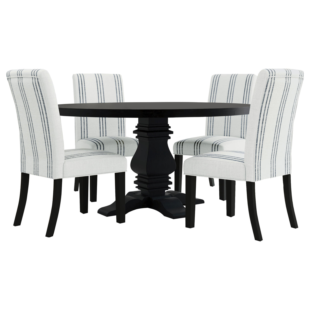 Herran Upholstered Dining Side Chair Beige (Set of 2)