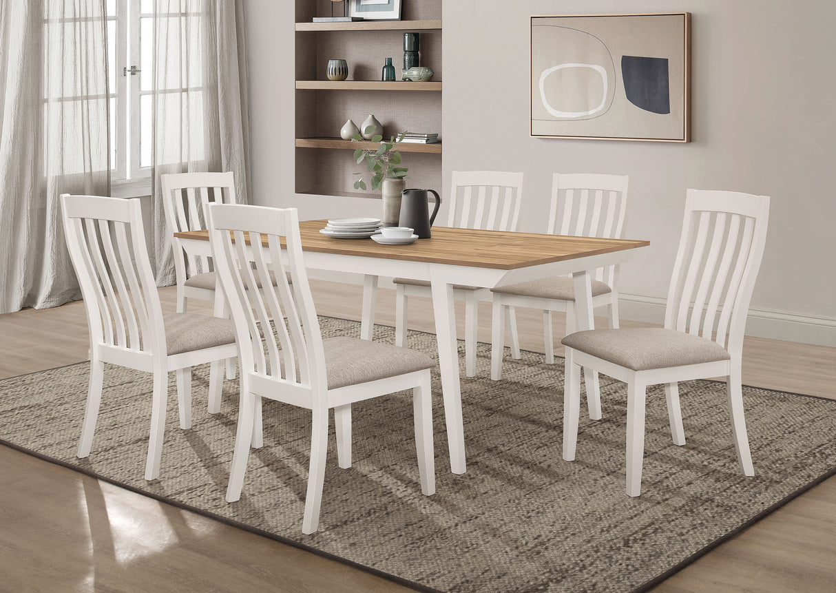 Nogales Rectangular 71-inch Wood Dining Table Off White