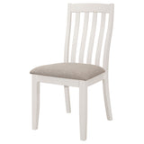 Nogales Wood Dining Side Chair Off White (Set of 2)