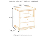 Maribel - One Drawer Night Stand - Black