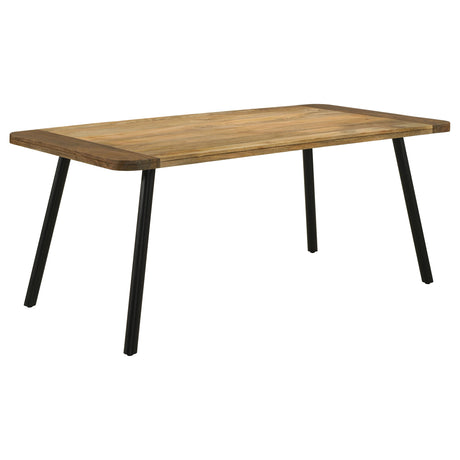 Furniture City Houma - Coaster - Maverick 70-inch Solid Wood Dining Table Natural Mango - 123041