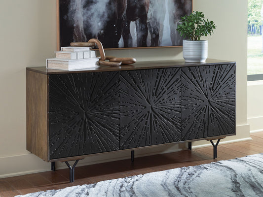 Lavinmont - Accent Cabinet - Multi Brown