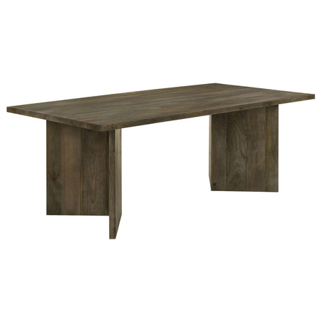 Furniture City Houma - Coaster - Tyler 80-inch Solid Wood Dining Table Mango Brown - 130511