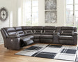 Furniture City Houma - Ashley Furniture - Kincord 4-Piece Power Reclining Sectional - 4-Piece Power Reclining Sectional / Midnight - 13104S3