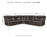 Kincord 4-Piece Power Reclining Sectional