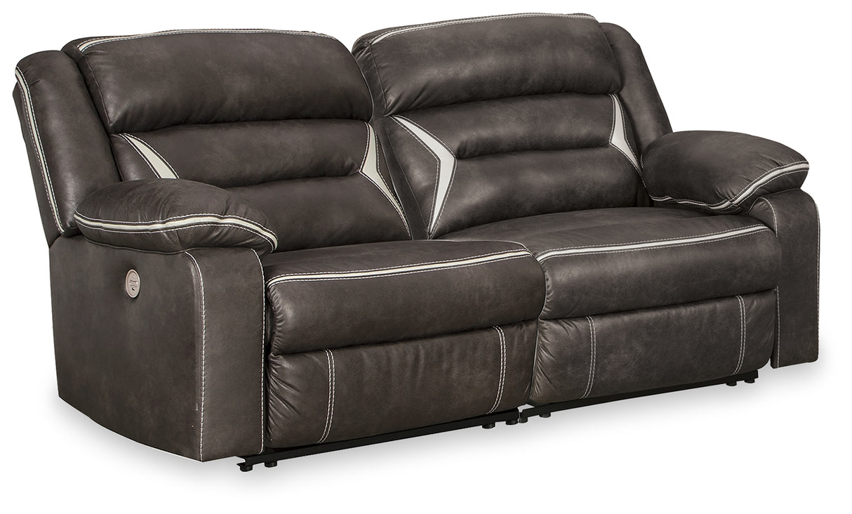 Furniture City Houma - Ashley Furniture - Kincord 2-Piece Power Reclining Sectional Loveseat - 2-Piece Power Reclining Sectional Loveseat - 13104S7