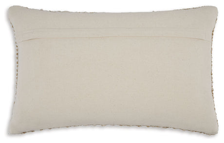 Hathby - Pillow (Set of 4) - Tan / White