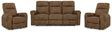 Furniture City Houma - Ashley Furniture - Edenwold Reclining Sofa and 2 Recliners - Reclining Sofa and 2 Recliners - 13805U4