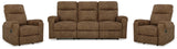 Furniture City Houma - Ashley Furniture - Edenwold Reclining Sofa and 2 Recliners - Reclining Sofa and 2 Recliners - 13805U4
