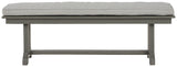 Visola - Bench with Cushion - Gray