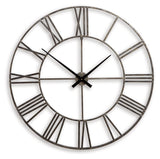 Paquita - Wall Clock - Antique Silver