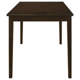 Guillen 5-piece Rectangular Dining Table Set Cappuccino
