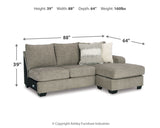 Creswell Right-Arm Facing Sofa Chaise