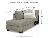 Creswell Left-Arm Facing Corner Chaise