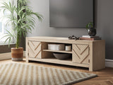 Cayboni - LG TV Stand With Fireplace Option