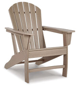 Sundown Treasure - 2 Pc. - Adirondack Chair And Ottoman - Driftwood
