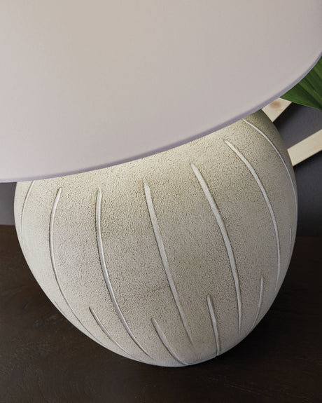 Calbert - Poly Table Lamp - Warm Gray