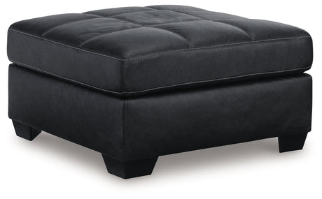 Furniture City Houma - Ashley Furniture - Barlin Mills Oversized Accent Ottoman - Oversized Accent Ottoman / Carbon - 1700408