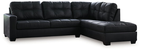 Furniture City Houma - Ashley Furniture - Barlin Mills 2-Piece Sectional with Chaise - LAF 2-Piece Sectional with Chaise / Carbon - 17004S2