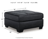 Barlin Mills Oversized Accent Ottoman
