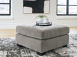 Furniture City Houma - Ashley Furniture - Lanelly Oversized Accent Ottoman - Oversized Accent Ottoman / Alloy - 1750408