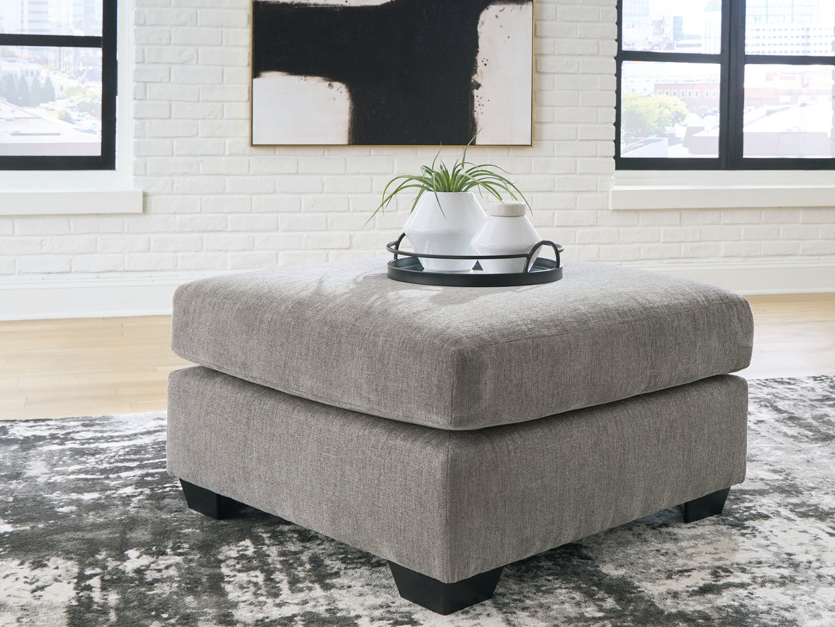 Furniture City Houma - Ashley Furniture - Lanelly Oversized Accent Ottoman - Oversized Accent Ottoman / Alloy - 1750408