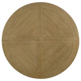 Florence 7-piece Round Dining Table Set Rustic Honey