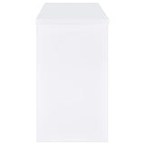 Topanga Engineered Wood Freestanding Home Bar White