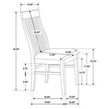 Briarwood Wood Dining Side Chair Mango Oak (Set of 2)