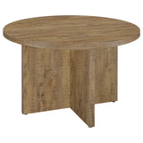Furniture City Houma - Coaster - Jamestown Round 47-inch Composite Wood Dining Table Mango - 183021