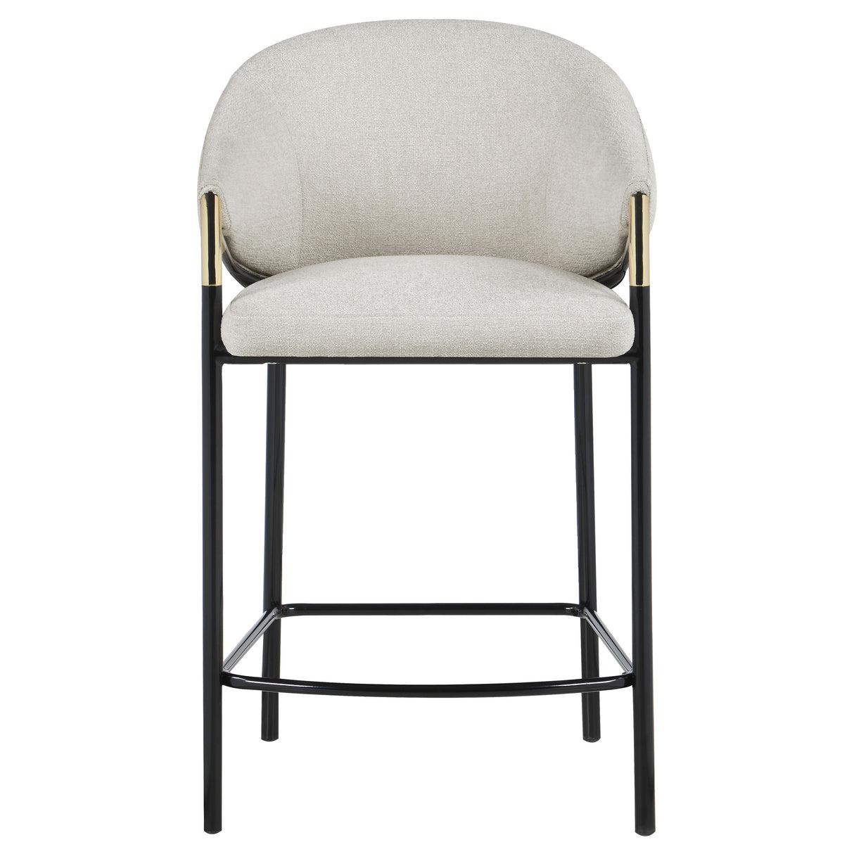 Chadwick Fabric Upholstered Counter Chair Beige (Set of 2)