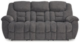 Foreside - Reclining Sofa - Charcoal