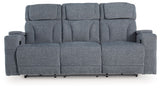 Studio Cave - Power Reclining Sofa - Steel