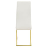 Montclair Upholstered Dining Side Chair White (Set of 4)