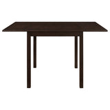 Kelso 3-piece Drop Leaf Dining Table Set Cappuccino and Tan