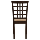 Kelso 3-piece Drop Leaf Dining Table Set Cappuccino and Tan