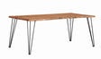 Furniture City Houma - Coaster - Sherman 71-inch Live Edge Dining Table Natural Acacia - 190911