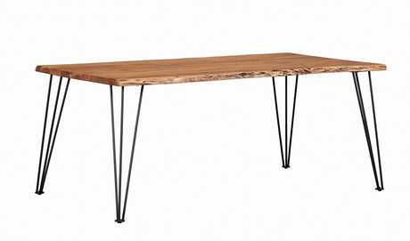 Furniture City Houma - Coaster - Sherman 71-inch Live Edge Dining Table Natural Acacia - 190911
