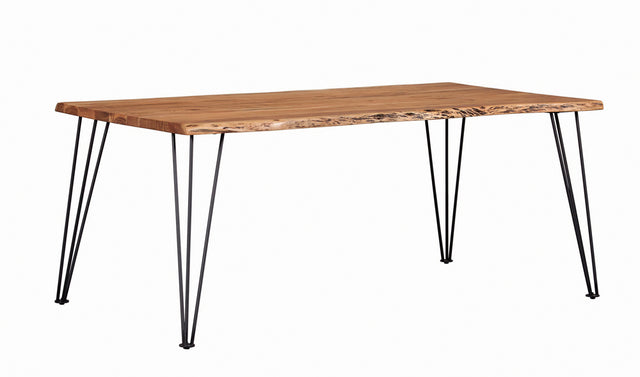 Furniture City Houma - Coaster - Sherman 71-inch Live Edge Dining Table Natural Acacia - 190911