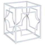 Furniture City Houma - Coaster - Starlight Square Metal Dining Table Base Chrome - 192561