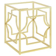 Furniture City Houma - Coaster - Starlight Square Metal Dining Table Base Brass - 192641